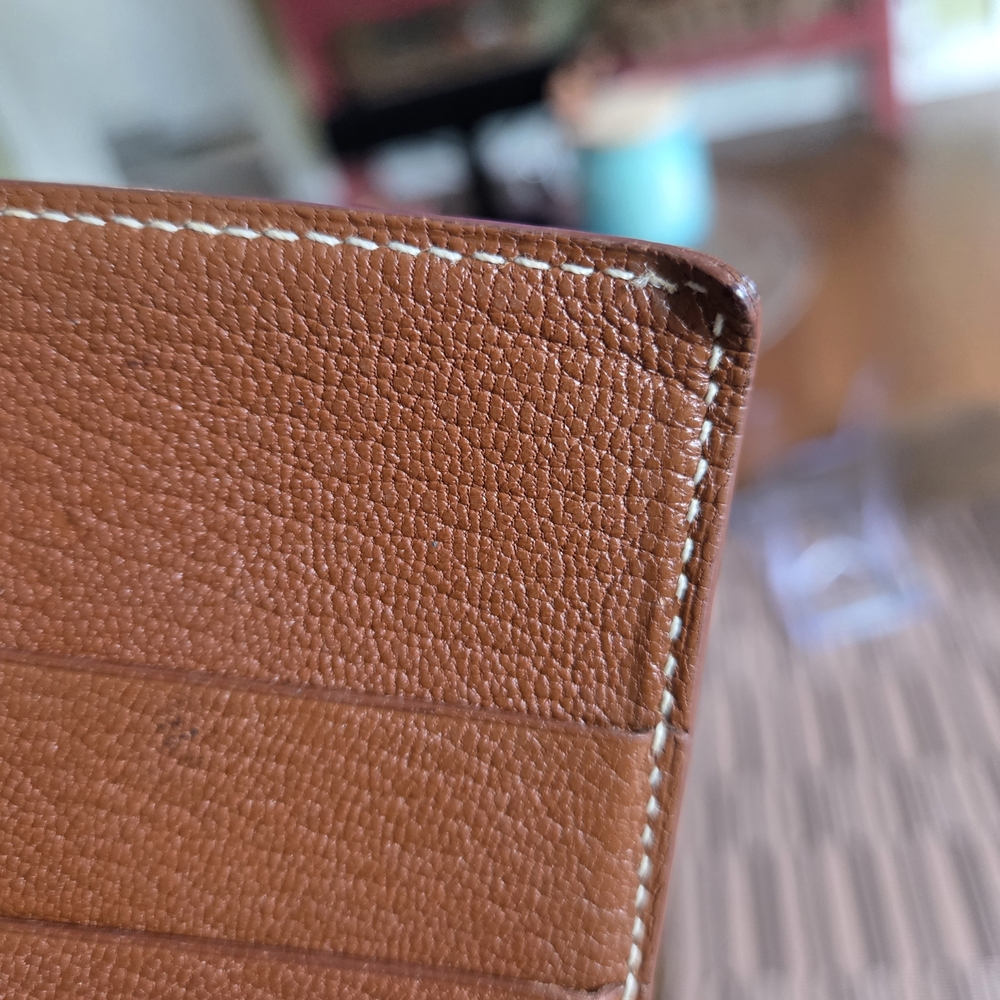 Genuine Hermes Brown Leather Wallet - Picture 10 of 10